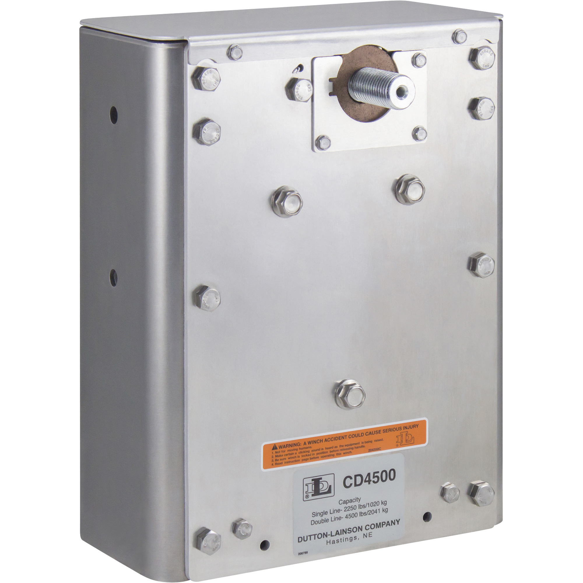 Dutton-Lainson Chain Drive Manual Winch, 2250 Lb. Single-Line Capacity, Model# CD4500